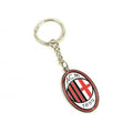 Black-Red-White - Front - AC Milan Crest Keyring