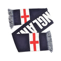 Front - England St George Cross Jacquard Knitted Scarf