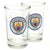 Front - Manchester City FC Wordmark Shot Glass (Pack of 2)