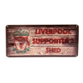 Front - Liverpool FC Supporter´s Shed Metal Plaque