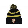 Front - Arsenal FC Striped Bobble Beanie