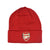 Front - Arsenal FC Crest Knitted Turn Up Beanie