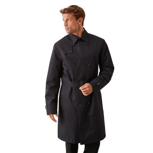 Burton Mens Double Breasted Trench Coat