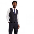 Front - Burton Mens Essential Tailored Waistcoat