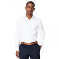 Front - Burton Mens Easy-Iron Skinny Long-Sleeved Formal Shirt