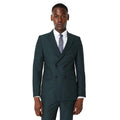 Front - Burton Mens Double-Breasted Slim Suit Jacket