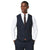 Front - Burton Mens 1904 Plain Wool Blend Waistcoat