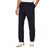 Front - Burton Mens Pleated Elasticated Waist Tapered Trousers