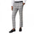 Front - Burton Mens Checked Slim Tailored Suit Trousers