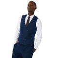 Front - Dorothy Perkins Mens Linen Tailored Wedding Waistcoat