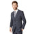 Front - Burton Mens Retro Check Single-Breasted Slim Suit Jacket