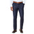 Front - Burton Mens Tonal Grid Check Slim Wedding Suit Trousers