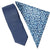 Front - Burton Mens Ditsy Print Tie & Pocket Square Set