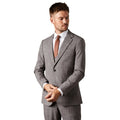 Front - Burton Mens Puppytooth Check Single-Breasted Suit Jacket