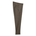 Front - Burton Mens Checked Slim Suit Trousers