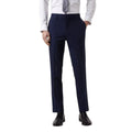 Front - Burton Mens Marl Tailored Suit Trousers