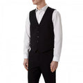 Front - Burton Mens Essential Slim Waistcoat