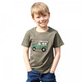 Front - British Country Collection Childrens/Kids Offroader & Dogs T-Shirt