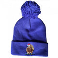 Purple - Front - British Country Collection Childrens-Kids Santa Pony Pom Pom Christmas Beanie