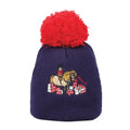 Front - Hy Childrens/Kids Thelwell Collection Practice Makes Perfect Bobble Beanie