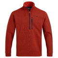 Front - Craghoppers Mens Torney II Marl Half Zip Fleece Top