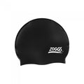 Front - Zoggs Plain Silicone Swim Cap