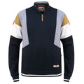 Front - Duke Mens D555 Kenington Cut & Sew Quarter Zip Sweatshirt