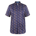 Front - Duke Mens D555 Kingston Floral Short-Sleeved Shirt