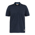 Front - Duke Mens D555 Rosemary Stripe Jersey Woven Kingsize Polo Shirt