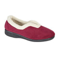 Front - Sleepers Womens/Ladies Olivia V Throat Memory Foam Slippers