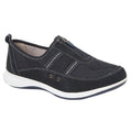 Front - Boulevard Womens/Ladies Suede/Textile Shoes