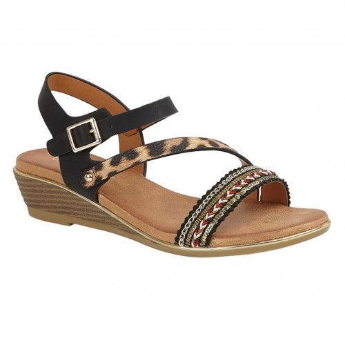 Cipriata Womens Ladies Fatina Wedge Sandals