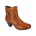 Front - Cipriata Womens/Ladies Claretta Leather Ankle Boots