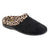 Front - Sleepers Womens/Ladies Carmen Ocelot Toe In Mule Slippers