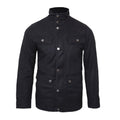 Front - Maine Mens Waxed Funnel Neck Jacket