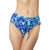 Front - Mantaray Womens/Ladies Palm Leaf High Waist Bikini Bottoms