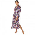 Front - Debenhams Womens/Ladies Wilderness Floral Wrap Robe