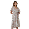 Front - Principles Womens/Ladies Floral Wrap Flared Dress