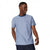 Front - Maine Mens Stripe Reverse Loop Back T-Shirt