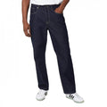 Front - Maine Mens Rinse Relaxed Fit Jeans