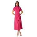 Front - Debenhams Womens/Ladies Occasion Fitted And Flared Midi Dress