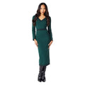 Front - Principles Womens/Ladies Knitted Tipped Midi Dress