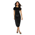 Front - Principles Womens/Ladies Glitter Velvet Ruched Waist Midi Dress