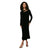 Front - Principles Womens/Ladies Asymmetric Velvet Cut Out Midaxi Dress