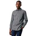 Front - Maine Mens Micro Geo Print Long-Sleeved Shirt