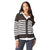 Front - Principles Womens/Ladies Striped Eyelash Knit Cardigan