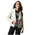 Front - Principles Womens/Ladies Faux Fur Collar Biker Jacket