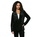 Front - Principles Womens/Ladies Embellished Velvet Single-Breasted Blazer