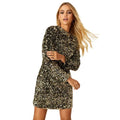 Front - Dorothy Perkins Womens/Ladies Sequins Velvet Mini Dress