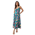 Front - Dorothy Perkins Womens/Ladies Floral Tiered Petite Midi Dress